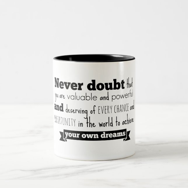 Tasse de la parole de Hillary Clinton (Centre)