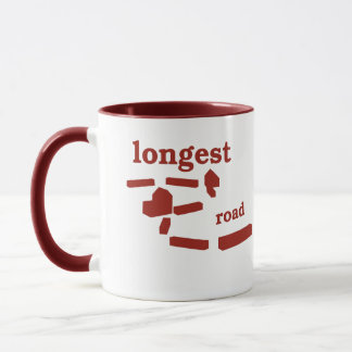 Tasse de la plus longue route - rouge