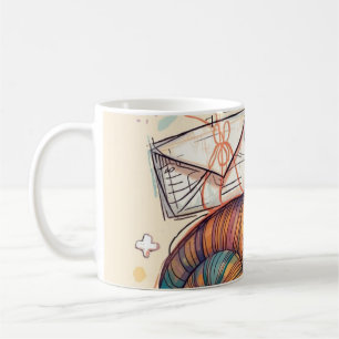 Tasse de la Poste Courrier Escargot Heureux
