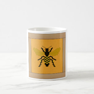 Tasse de la ruche d'abeilles