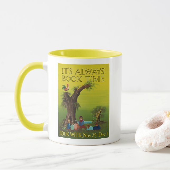 Tasse de la semaine du livre de 1956 enfants (Avec donut)