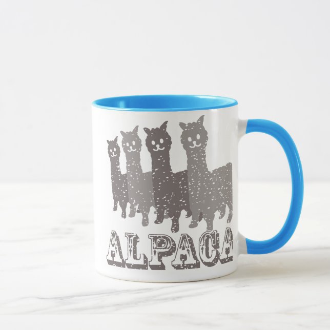 Tasse de la silhouette 4 B d'alpaga (Droite)