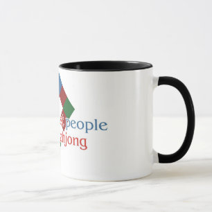 Tasse de la sonnerie de l'intoxiqué de Mahjong