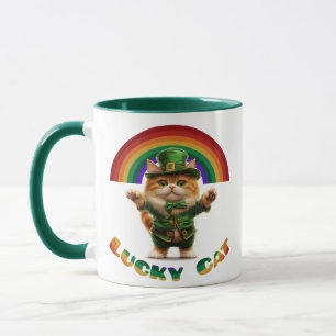 Tasse de la St. Patrick Lucky Cat – Charmant Lepre