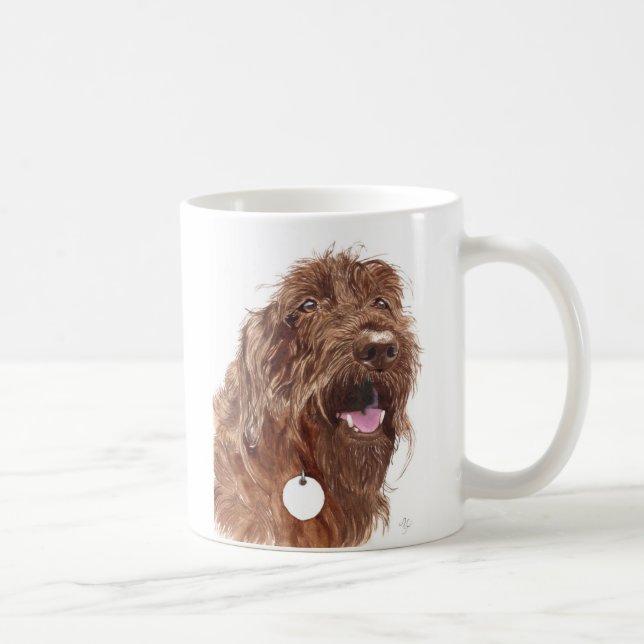 Tasse de Labradoodle #1 de chocolat (Droite)