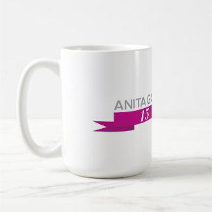 Tasse de l'anniversaire d'Anita 15ème - grande