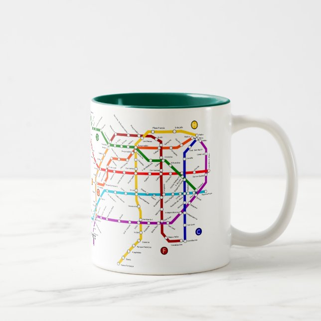 Tasse de l'Argentine de buenos de métro (Droit)