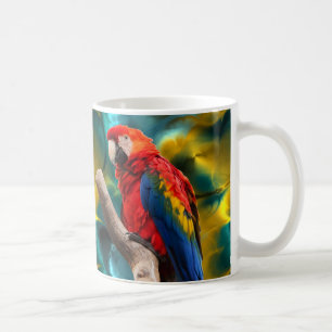 Tasse de l'art 1 de perroquet
