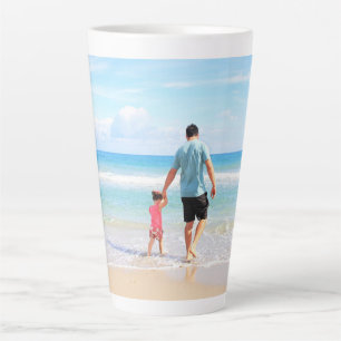 Tasse de latte à photo personnalisée Cadeau person