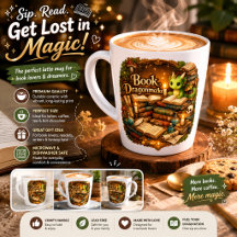 Tasse de Latte Amour de Livre de Dragon Mignon | F