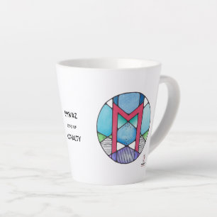 Tasse de Latte Art Nouveau Rune Ehwaz – Loyauté !