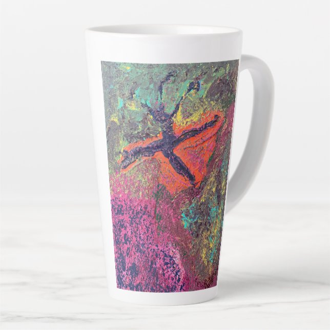 Tasse de latte Bloomfusion (Angle droit)