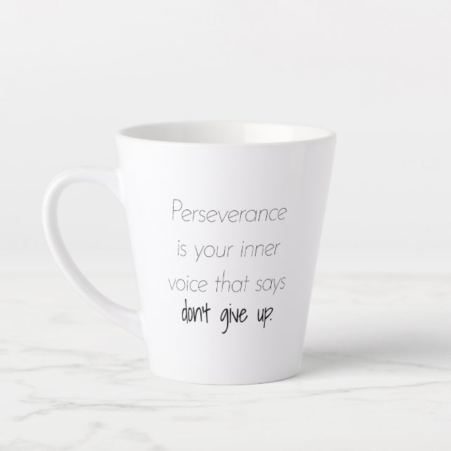 Tasse de latte de persévérance (Gauche)