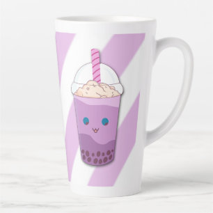 Tasse de latte de thé aux perles (journal assorti