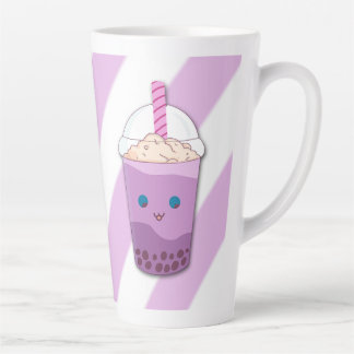 Tasse de latte de thé aux perles (journal assorti