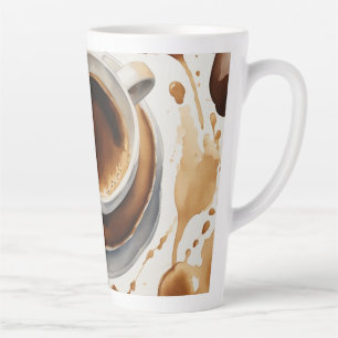 Tasse de Latte désordre café