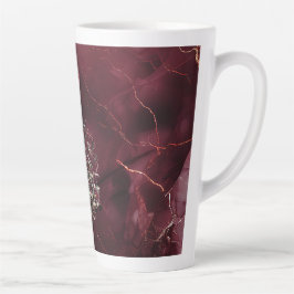 Tasse de latte en céramique Fedora Bourgogne Musiq