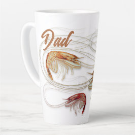 Tasse de Latte Grand pour Papa Pêcheur d'Appât Cre