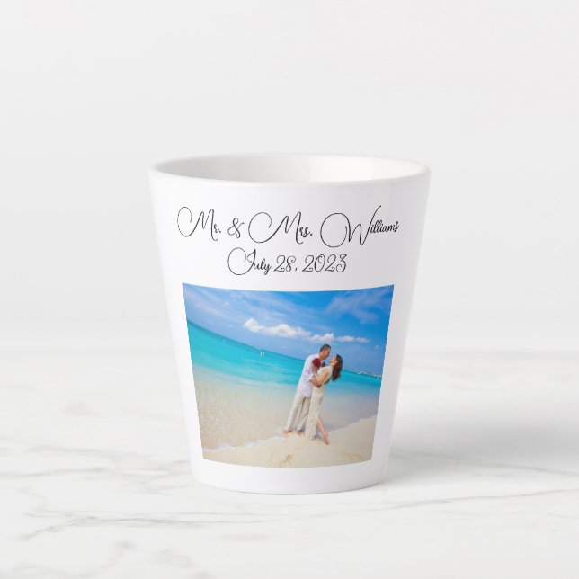 Tasse de latte personnalisée (Devant)