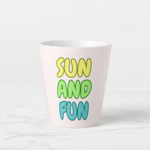 Tasse de latte Soleil Et Amusement