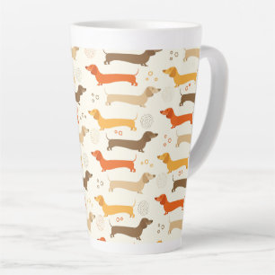 Tasse de latte teckel