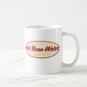 Tasse "de l'eau chaude d'haricot" - jour heureux