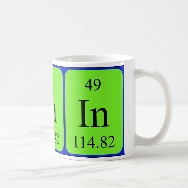 Tasse de l'élément 49 - indium (Droite)