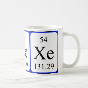 Tasse de l'élément 54 - xénon