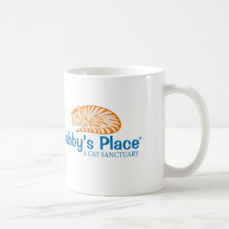 Tasse de l'endroit du chat tigré