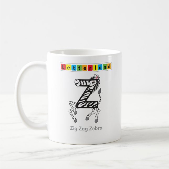 Tasse de Letterland | Zz (Gauche)