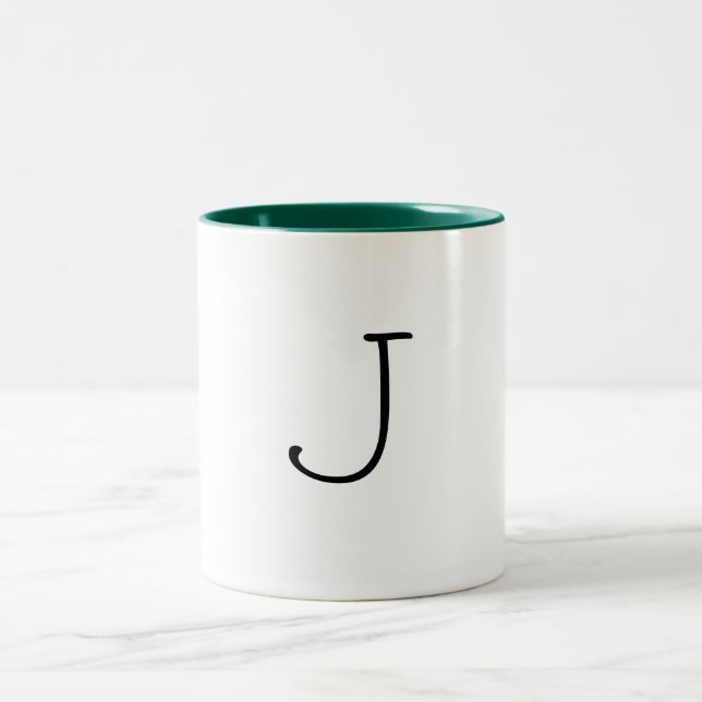 Tasse de lettre de J (Centre)