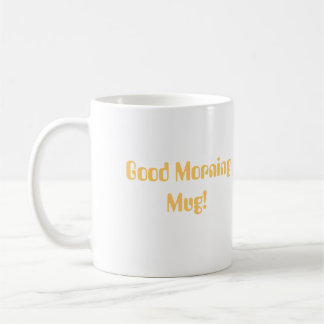 Tasse de lever de soleil de héron bonjour