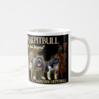 Tasse de ligne de Pitbull de 808 bleus