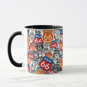 Tasse de l'itinéraire 66