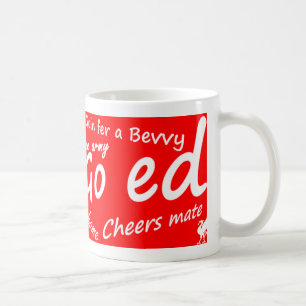 Tasse de Liverpudlian/Wacker, rouge