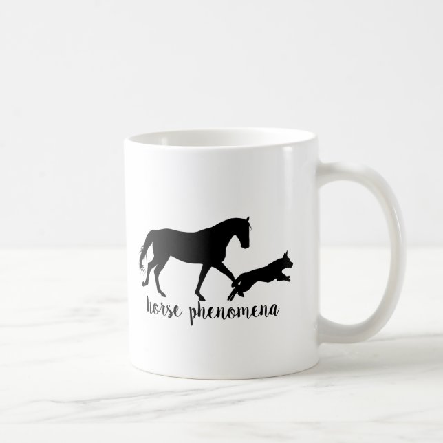Tasse de logo de phénomènes de cheval (Droite)