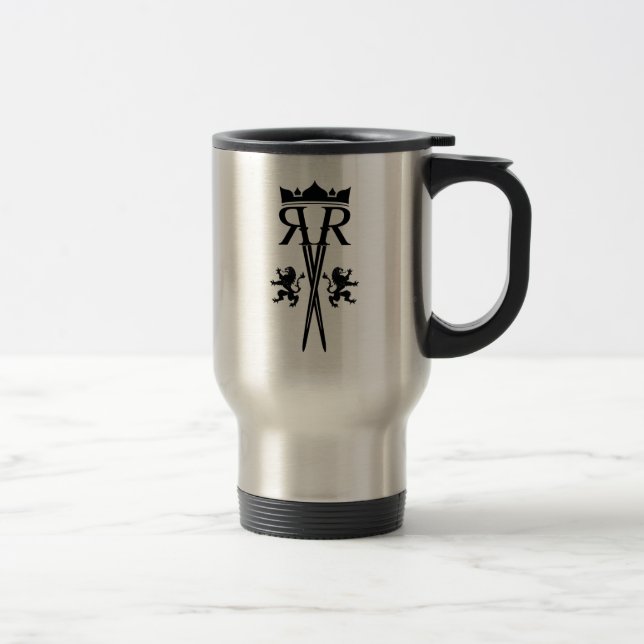 Tasse de logo de rr (Droit)