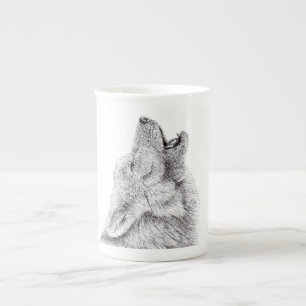 Tasse de loup d'hurlement
