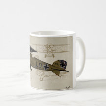 Tasse de lt Von Hipple WWI Coffee d'Albatros