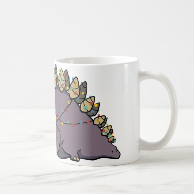 Tasse de lumières de Noël de Stegosaurus (Droite)