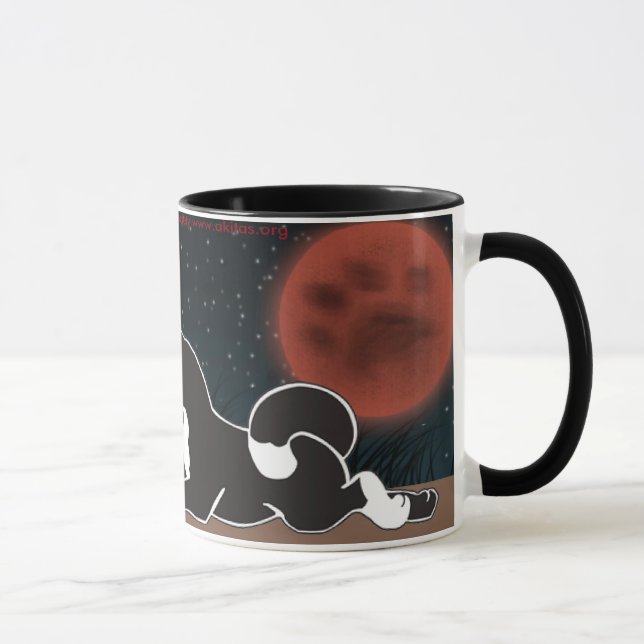 Tasse de lune de récolte de MARS Akita (Droite)