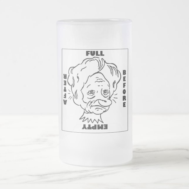 Tasse de lunettes de bière (Centre)