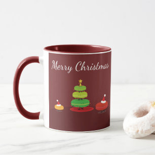 Tasse de Macarons   de Joyeux Noël