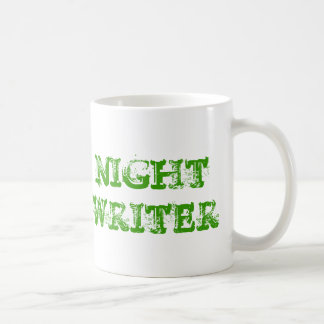 TASSE DE MACHINE À ÉCRIRE D'AUTEUR DE NUIT