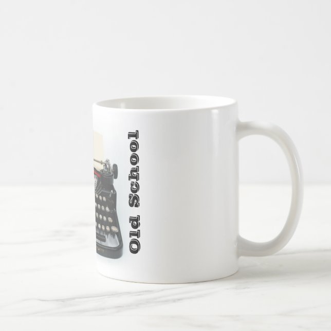 Tasse de machine à écrire de vieille école (Droite)