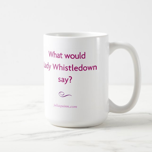 Tasse de "Madame Whistledown" de Julia Quinn (Droite)