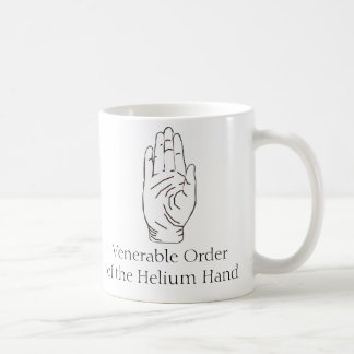 Tasse de main d'hélium