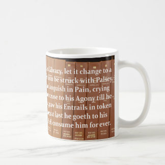 Tasse de malédiction de bibliothécaires
