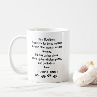Tasse de maman de chien - Merci pour être ma maman