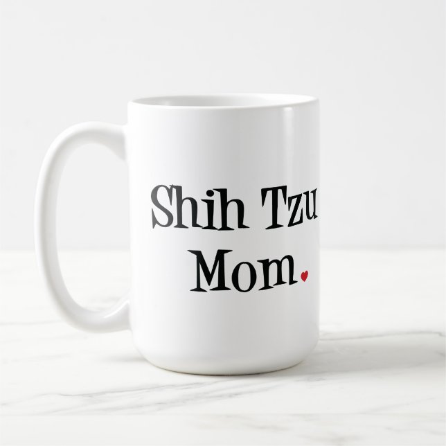 Tasse de maman de Shih Tzu (Gauche)